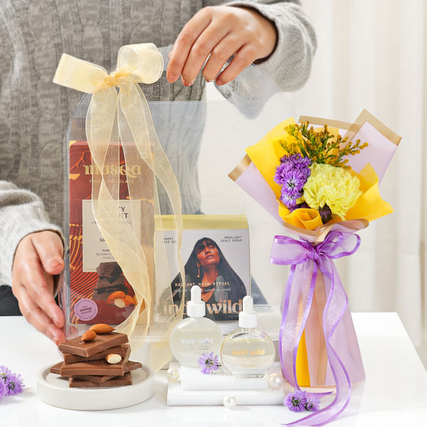 Nourishing Hair Care And Floral Bliss Hamper