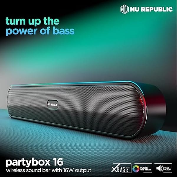 Nu Republic Partybox 160 with 16W Output
