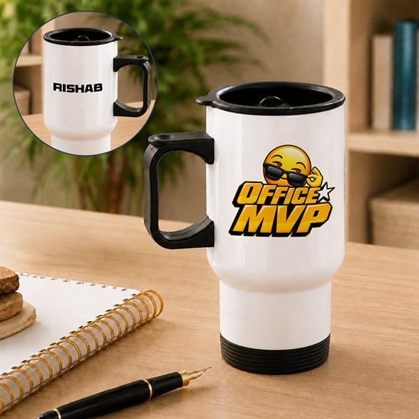 Office MVP Personalized Travel Mug