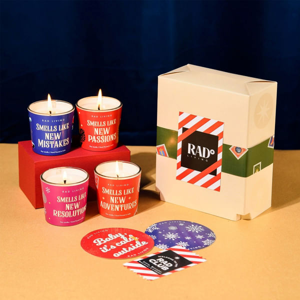 One Day At A Time Scented Votive Candles - Set Of 4