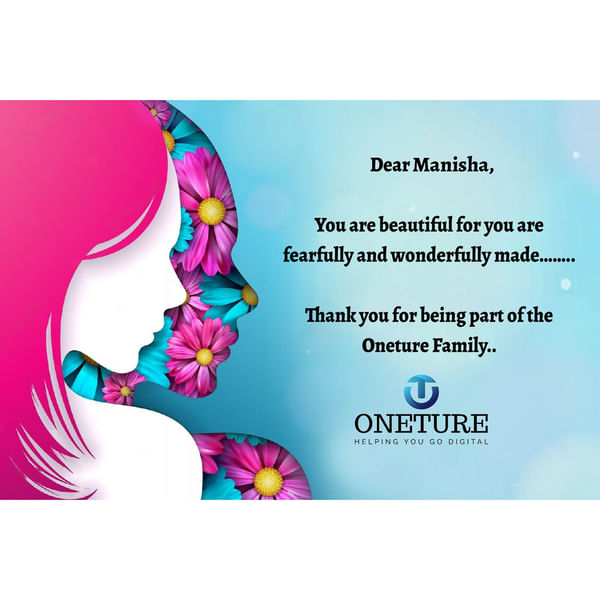 ONETURE TECHNOLOGIES Greeting card