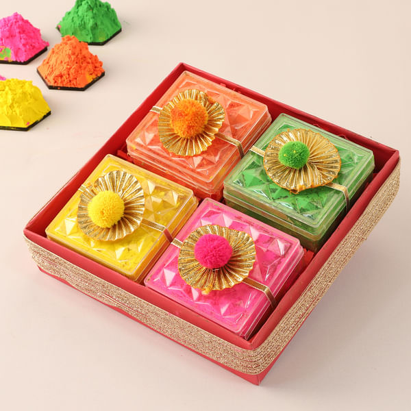 Organic Gulaal Colour Gift Tray