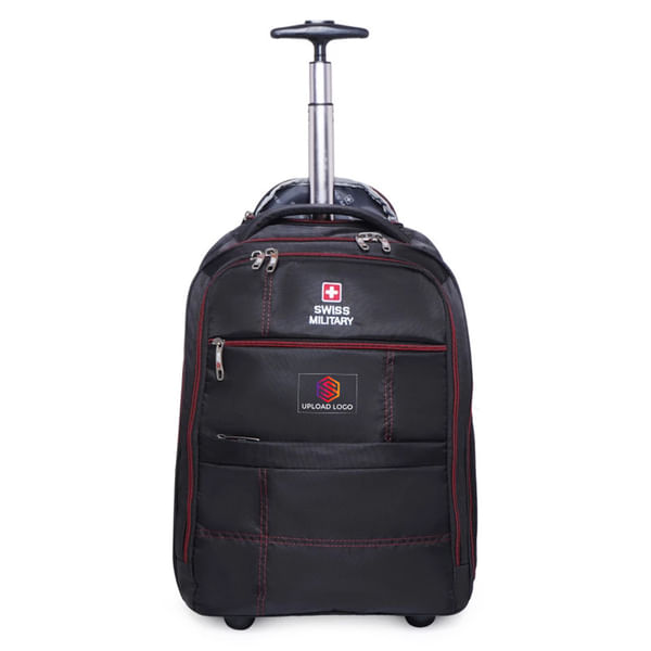 Overnighter Glaze Laptop Trolley Bag - Black