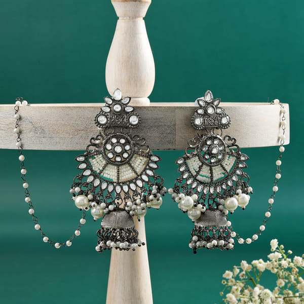 Oxidized Earrings