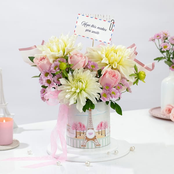 Parisian Charm Floral Arrangement