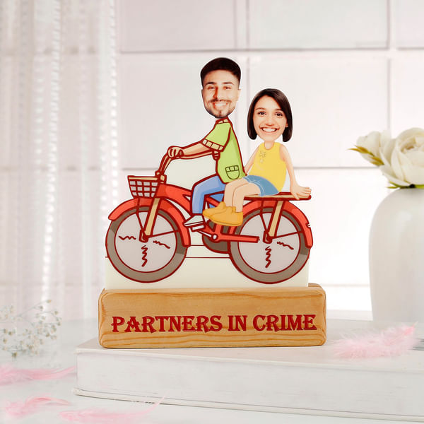 Partners In Crime Personalized Caricature For Rakhi