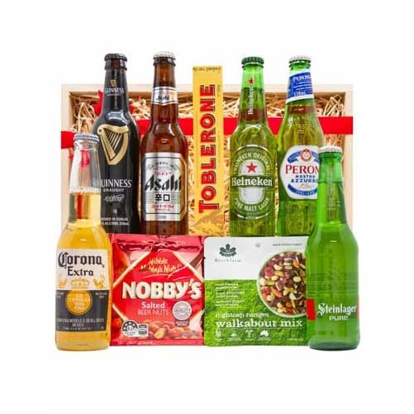 Party Starter Hamper with Beer and Snacks