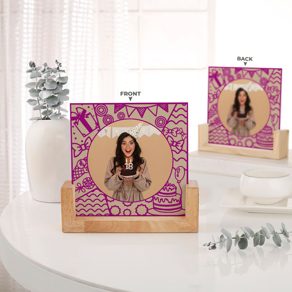 Party Time Personalized Birthday Frame