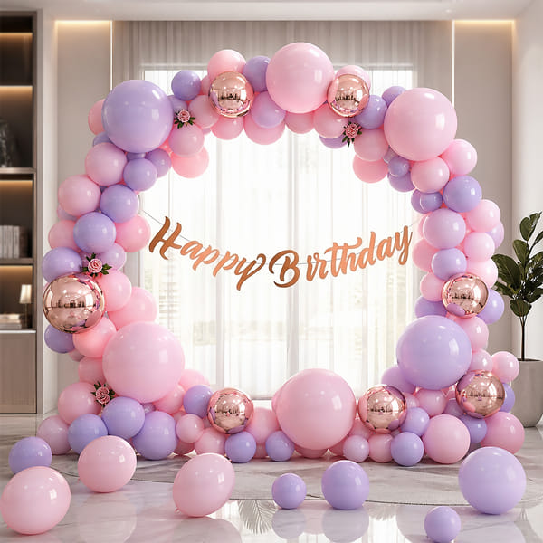 Pastel Dream Birthday Party DIY Balloon Decor Kit - 59 pcs