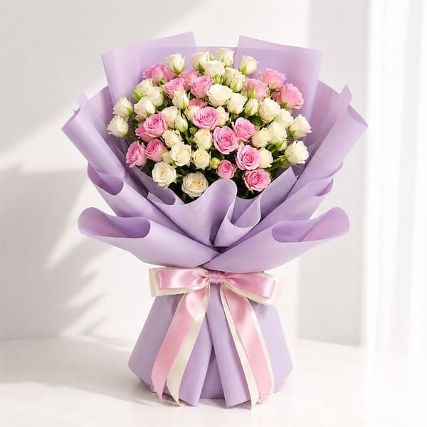 Pastel Rose Charm Bouquet