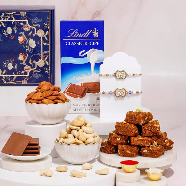 Pearls of Festive Rakhi Sweets Hamper