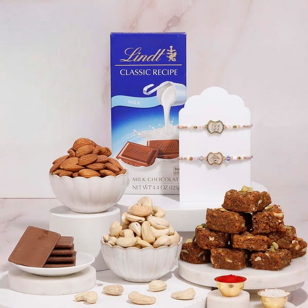 Pearls of Festive Rakhi Sweets Hamper