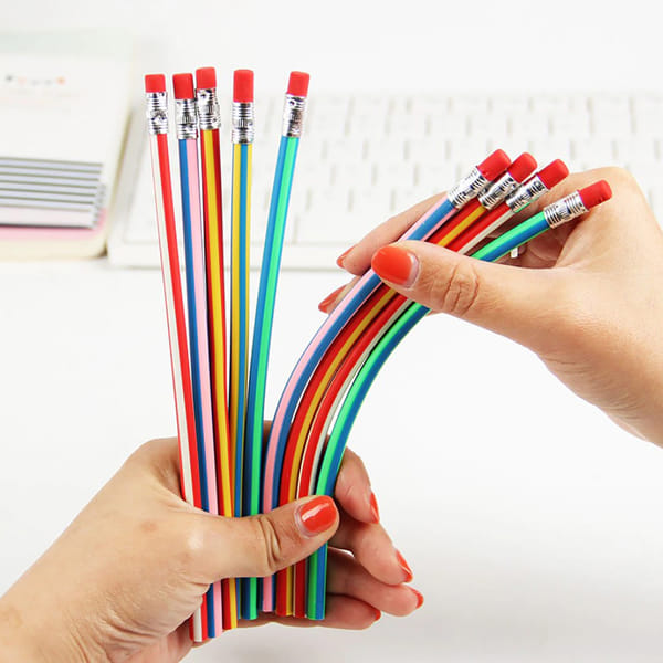 Pencil - Flexible - Assorted - Single Piece