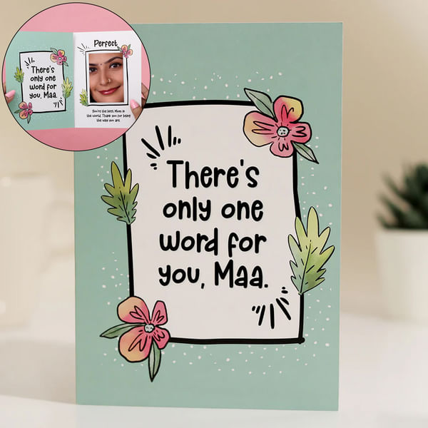 Perfect Mom Mirror Greeting Card