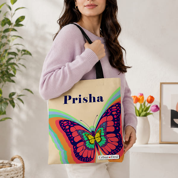 Personalised Butterfly Hue Tote Bag