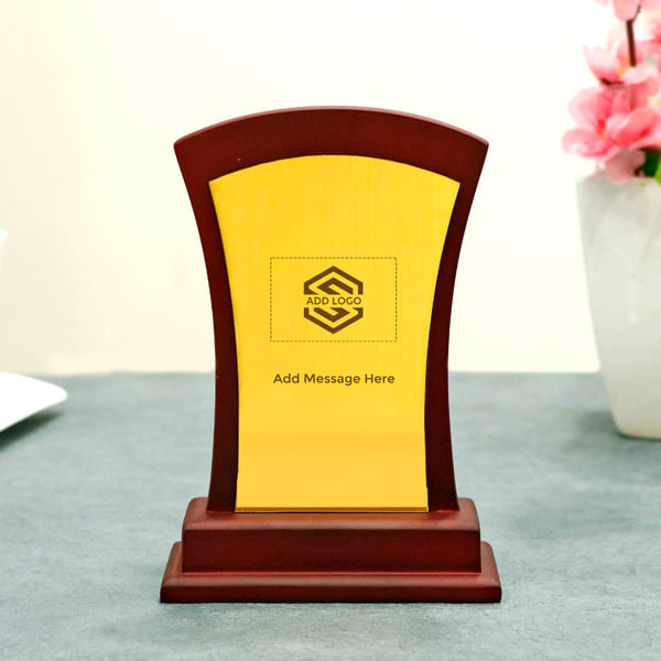 Personalised Certificate Plaque - Customized with Logo & Message