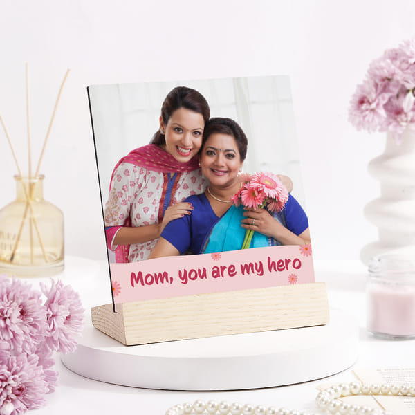 Personalised Mom's Forever Love Wooden Photo Frame