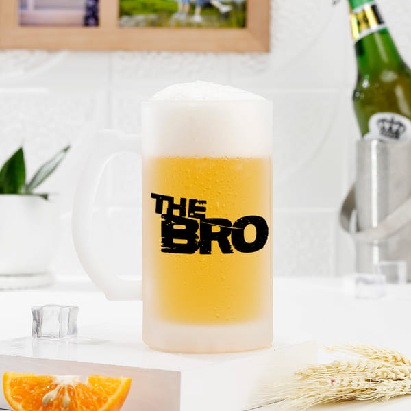 Personalised The Bro Beer Mug for Rakhi