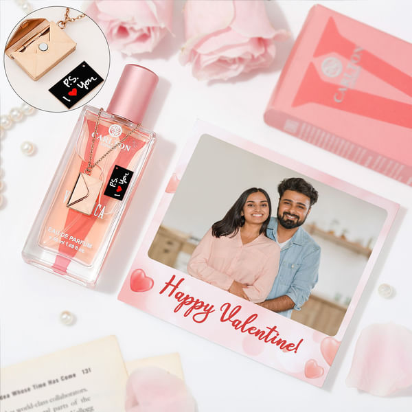 Personalized 50 Ml Veronica Perfume Valentine's Day Hamper