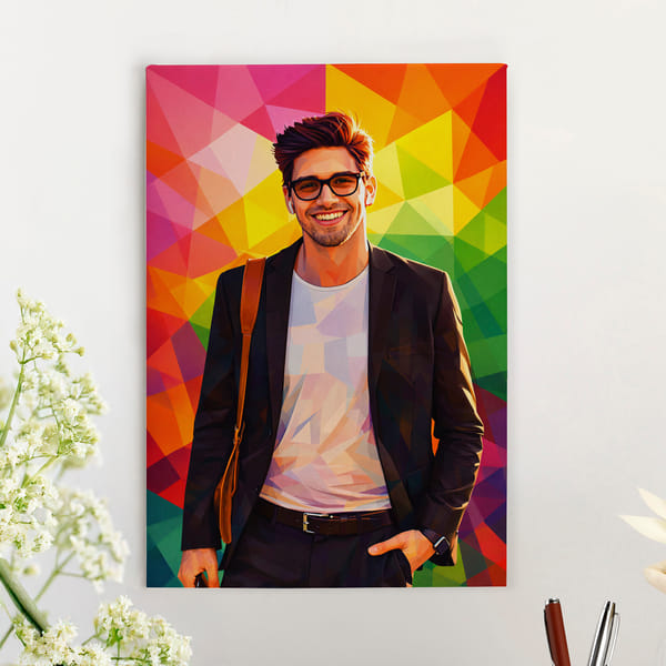 Personalized A3 Canvas Frame for Him