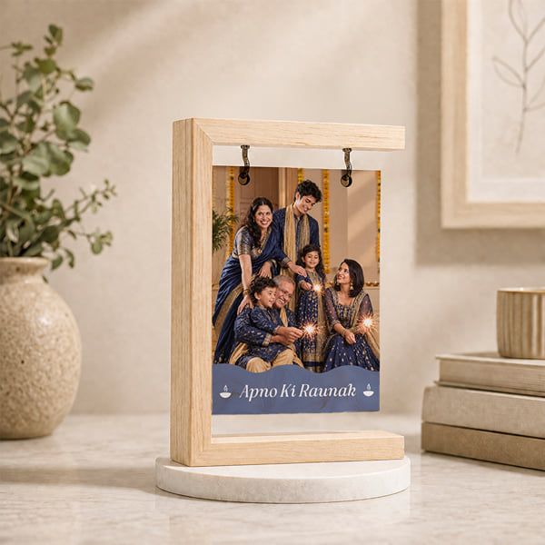 Personalized Apno Ki Raunak Hanging Frame