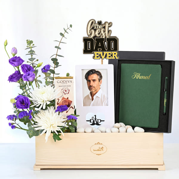 Personalized Best Dad Ever Hamper for Father's Day