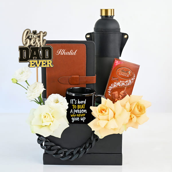 Personalized Best Dad Ever Luxury Hamper