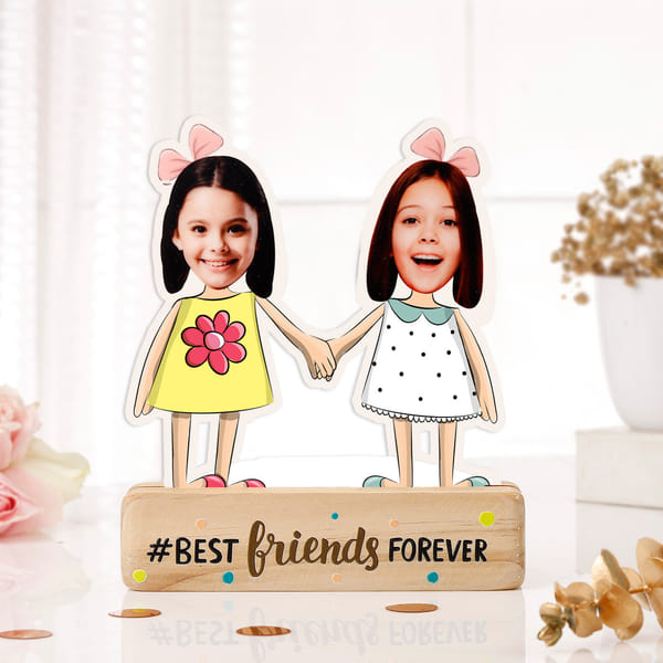 Personalized Best Friends Forever Caricature