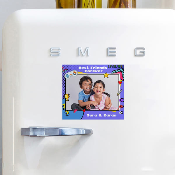 Personalized Best Friends Forever Kids Fridge Magnet