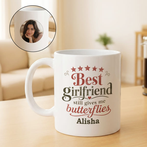 Personalized Best Girlfriend Coffee Mug