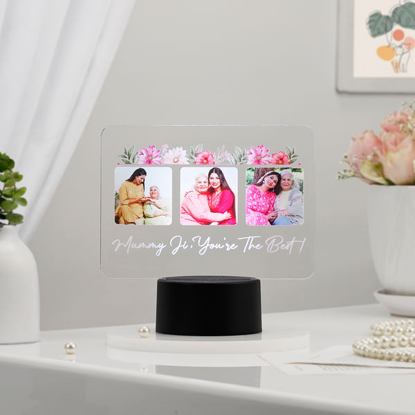 Personalized Best Mummy Ji LED Lamp