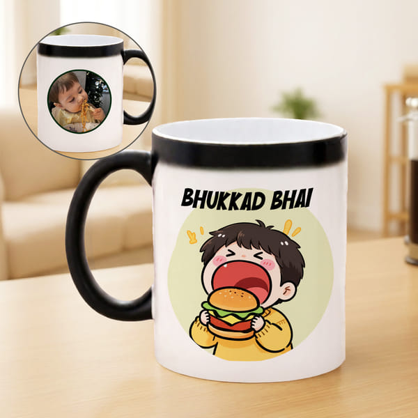 Personalized Bhukkad Bhai Mug for Rakhi