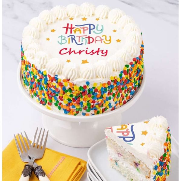 Personalized Birthday Cake
