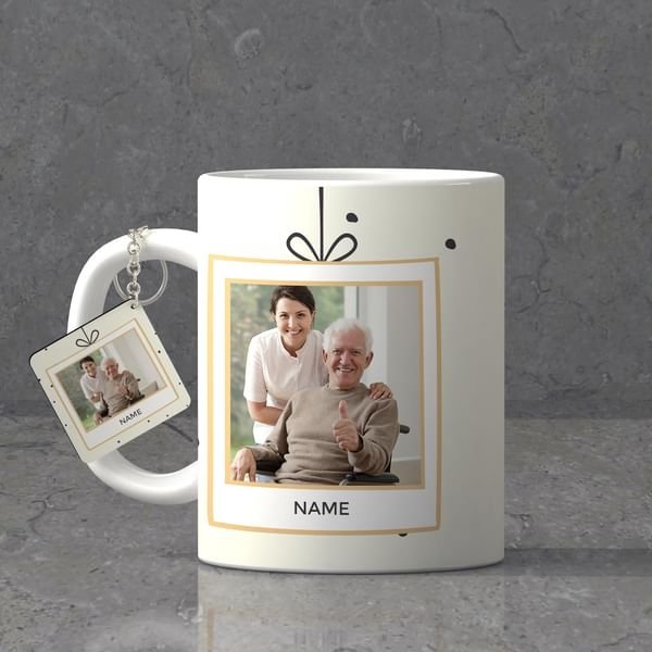 Personalized Birthday Keychain & Mug combo