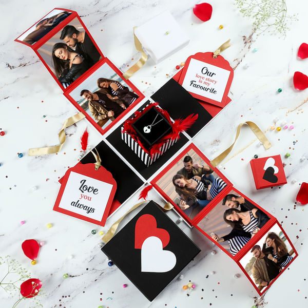 Personalized Black Explosion Box