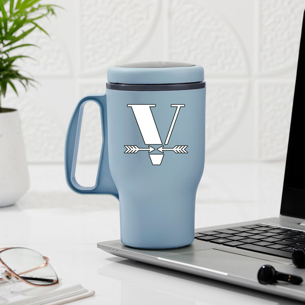 Personalized Blue Flask