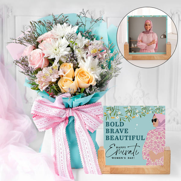 Personalized Bold And Beautiful Emirati Women's Day Gift Combo