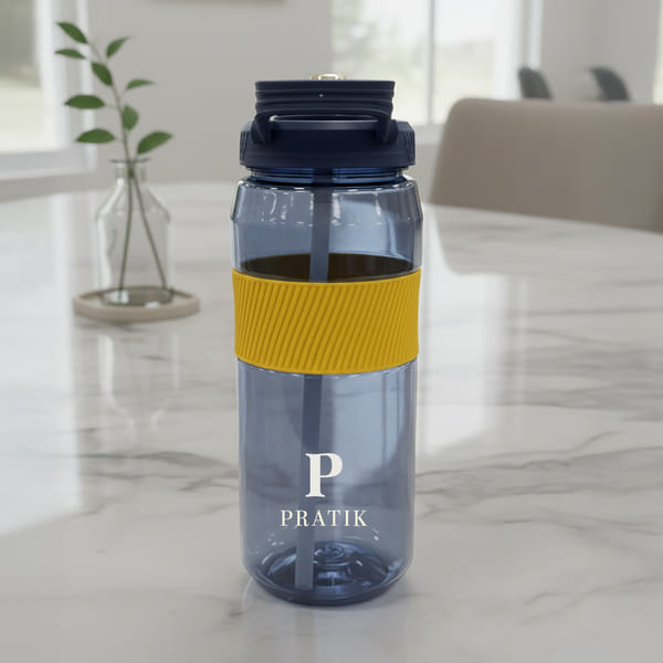 Personalized Bold Blue Hydration Bottle
