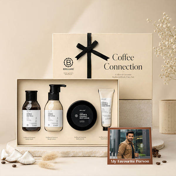Personalized Brillare Coffee Connection Gift Set