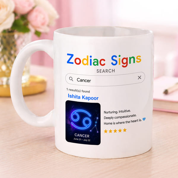 Personalized Cancer Zodiac Mug