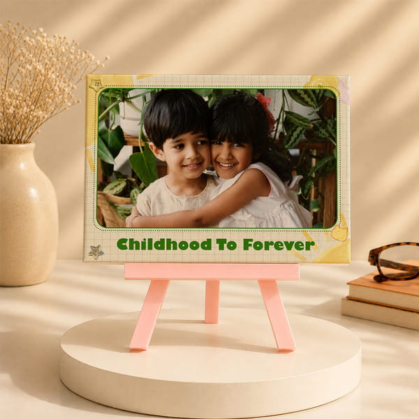 Personalized Childhood Memories Photo Frame for Rakhi