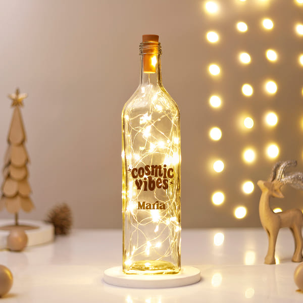 Personalized Cosmic Vibes LED Light Bottle (1000ml)