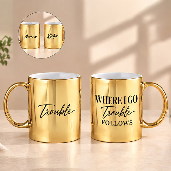 Personalized Couples Quirky Mug Duo