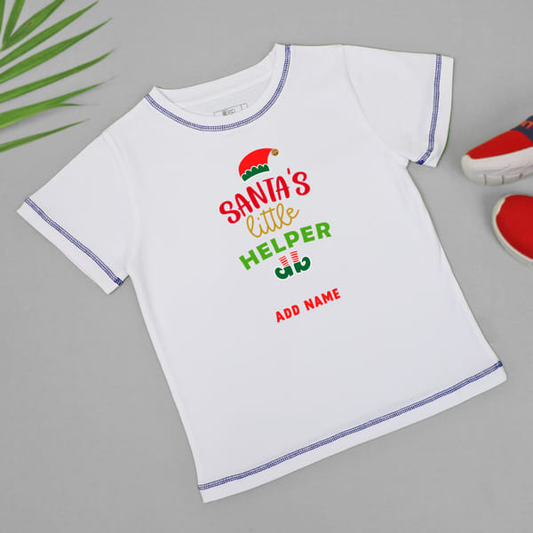 Personalized Cute Xmas Tee for Kids
