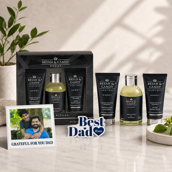 Personalized Dad's Refreshing Self-Care Hamper