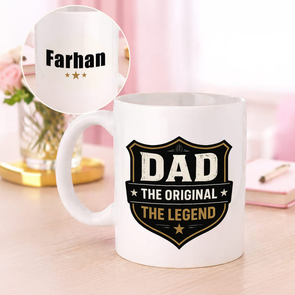 Personalized Dad The Legend Mug for Father's Day