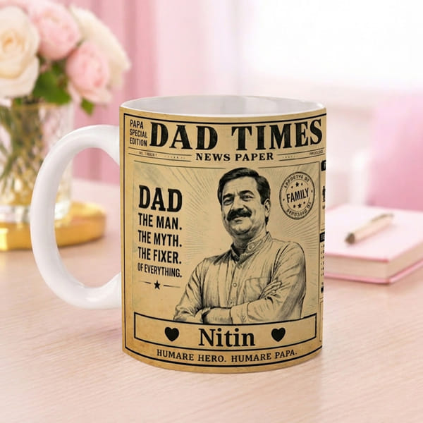 Personalized Dad Times Father's Day Mug
