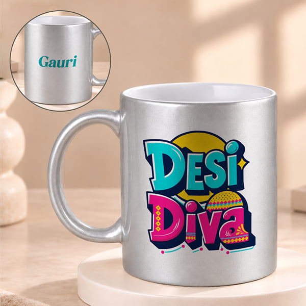 Personalized Desi Diva Mug