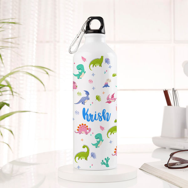 Personalized Dinosaur Sipper Bottle For Kids