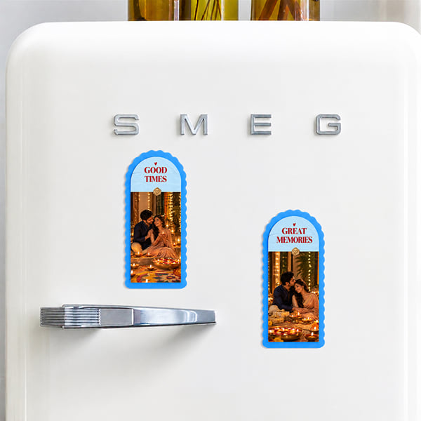 Personalized Diwali Photo Fridge Magnets